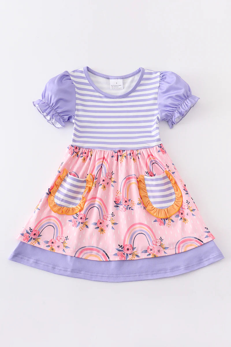 Purple Rainbow Dress