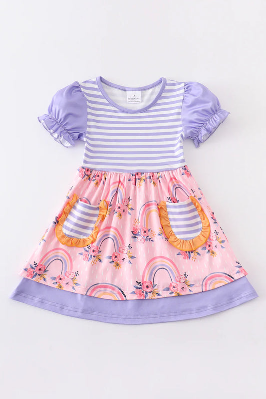 Purple Rainbow Dress