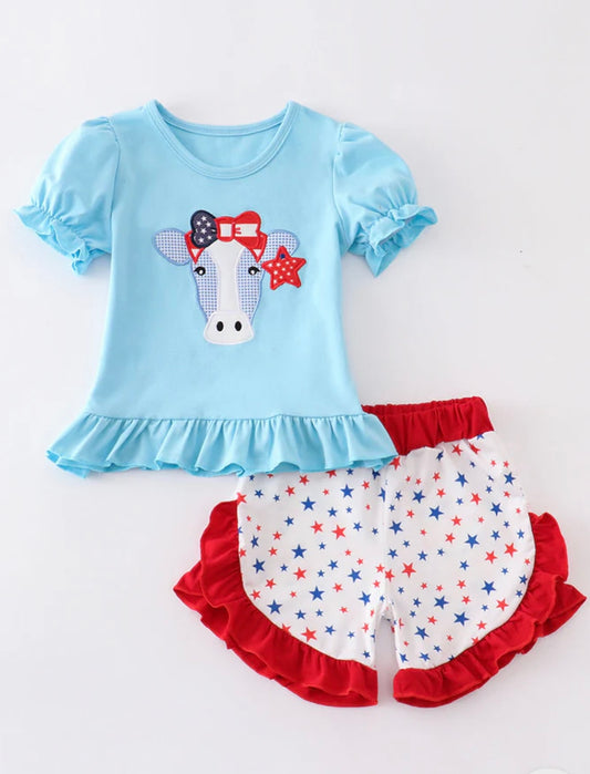 Blue Cow Star Set