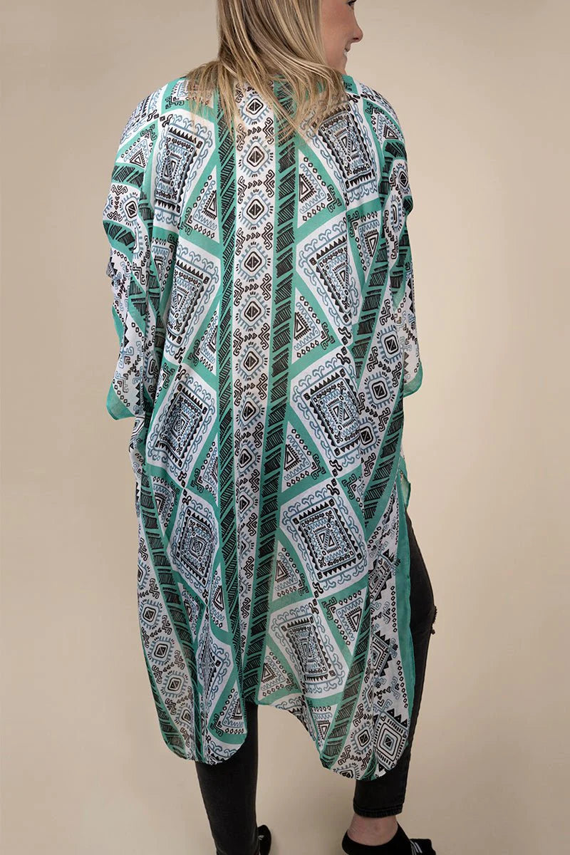 Sahara Sands Mint Kimono