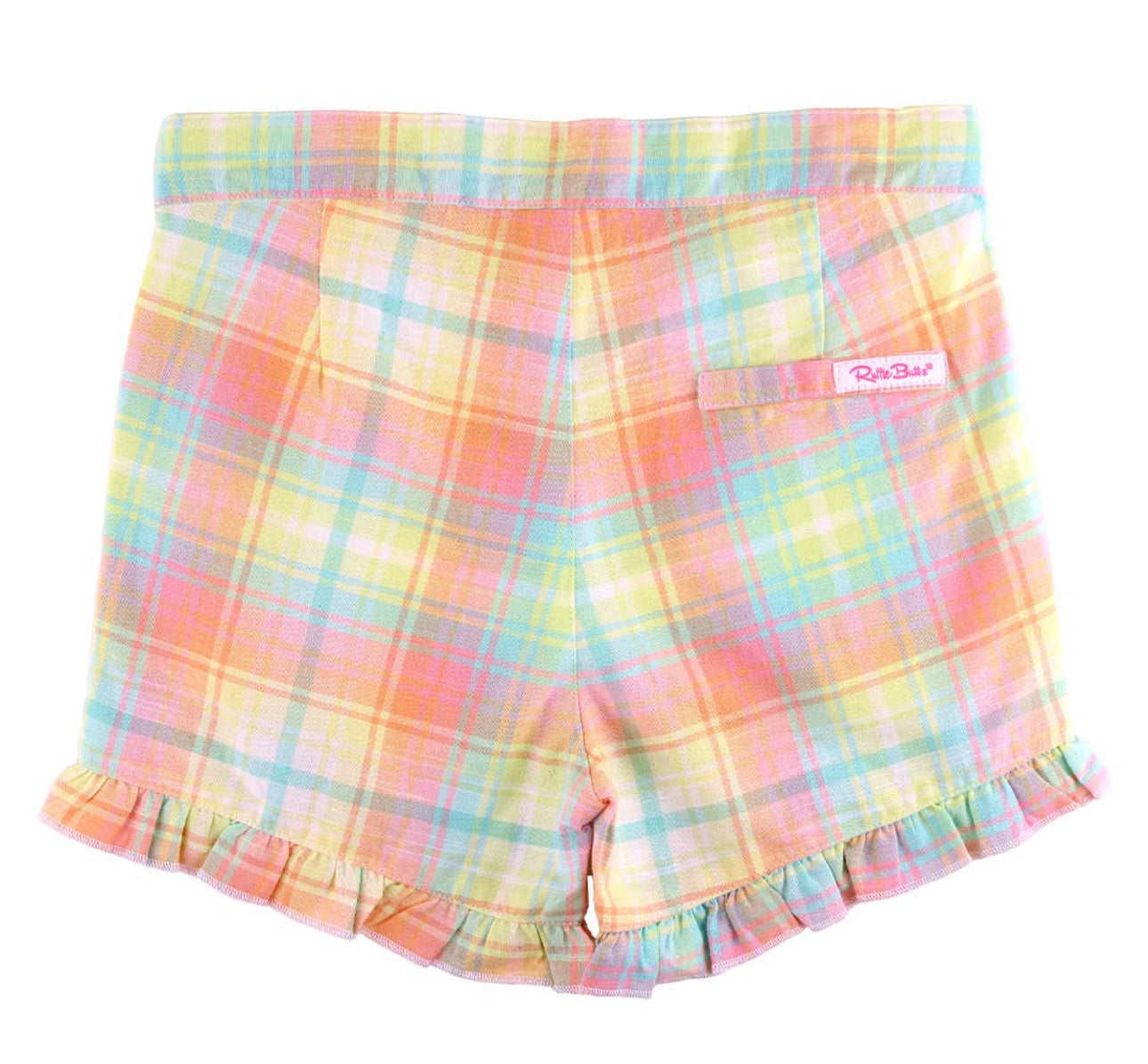 Rainbow Plaid Shorts