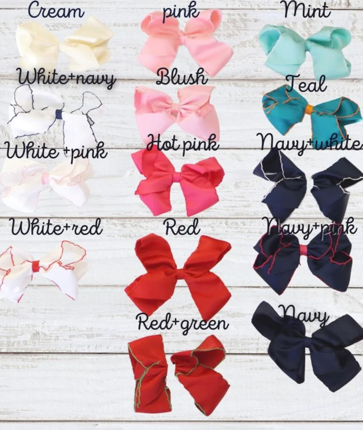 Moon Stitch Bow