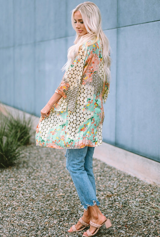Floral Sheer Kimono