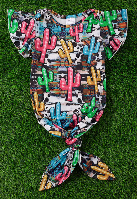 Fancy Cactus Baby Gown