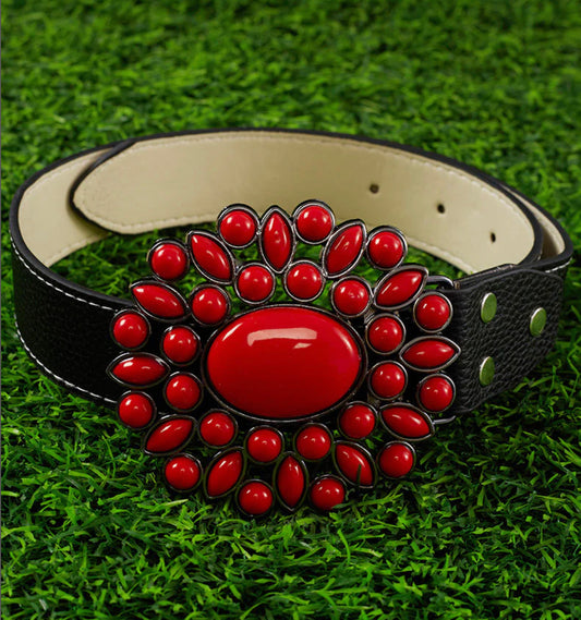 Red Concho Belt