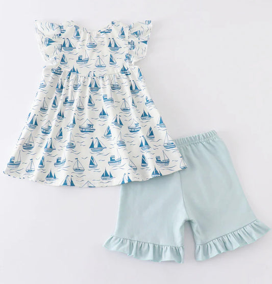 Green Sailboat Outfit