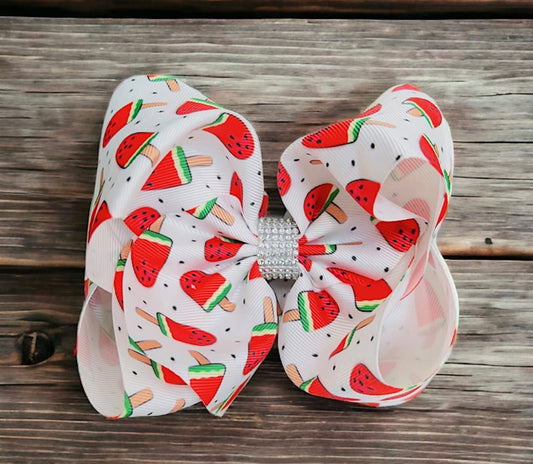 Watermelon Popsicle Bow