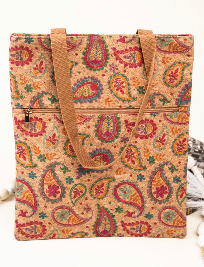 Paisley Park Cork Tote Bag