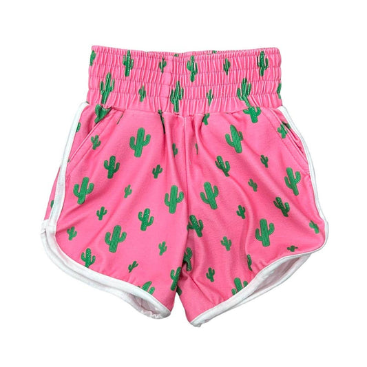 Pink/Green Cactus Track Shorts