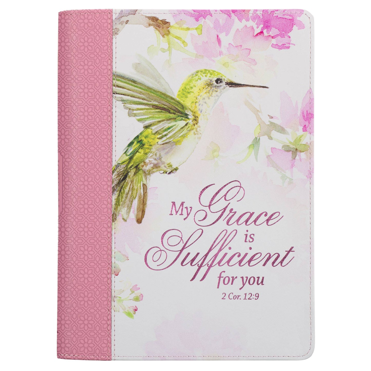 My Grace is Sufficient Hummingbird Journal- 2 Cor. 12:9