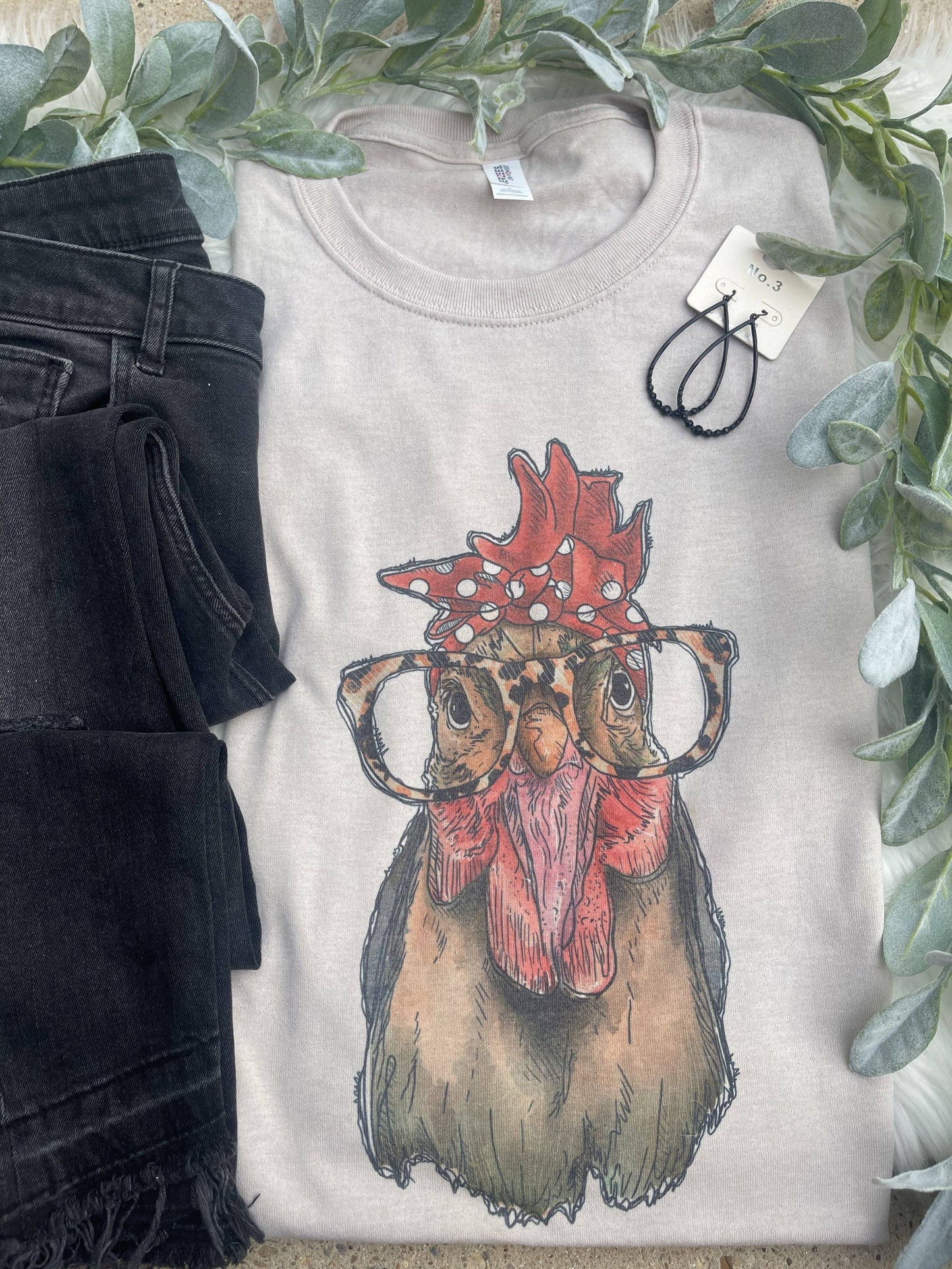 Chicken w/Glasses Tee