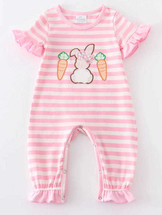 Pink Carrot Romper
