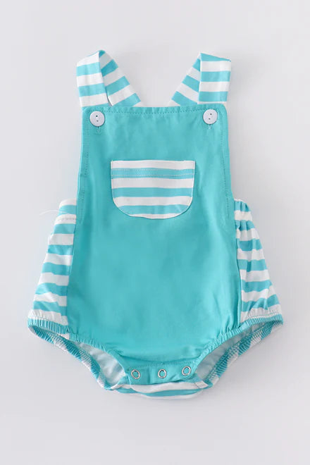 Stripe Pocket Romper