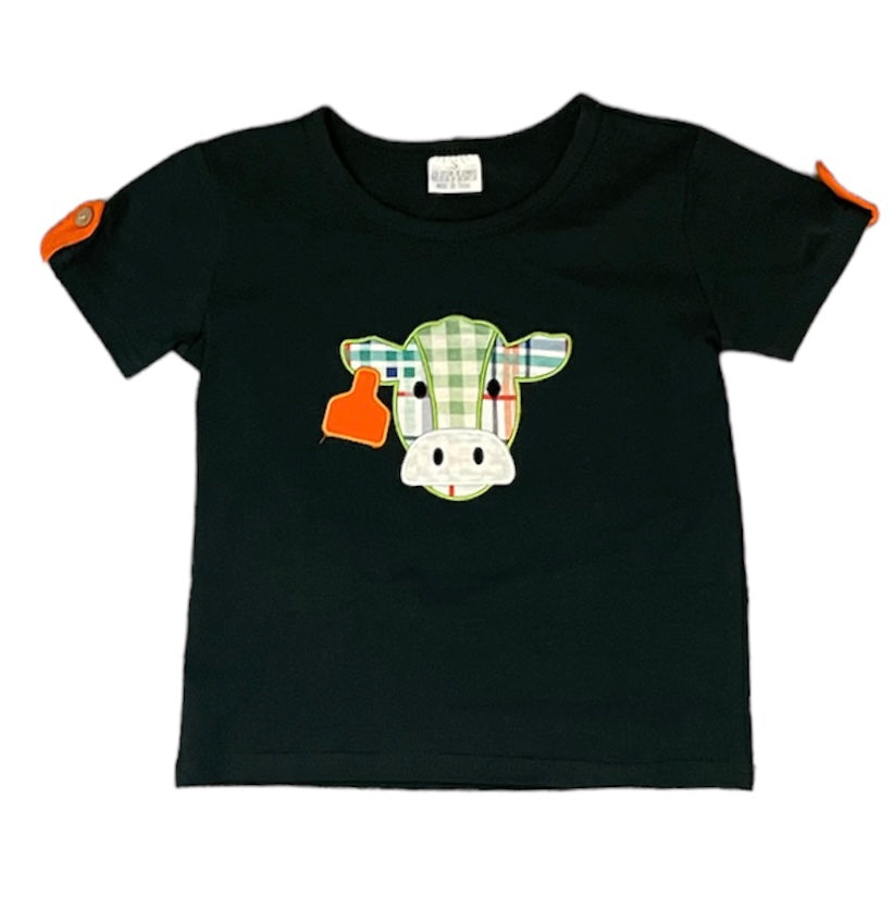 Green Cow Tag Tee