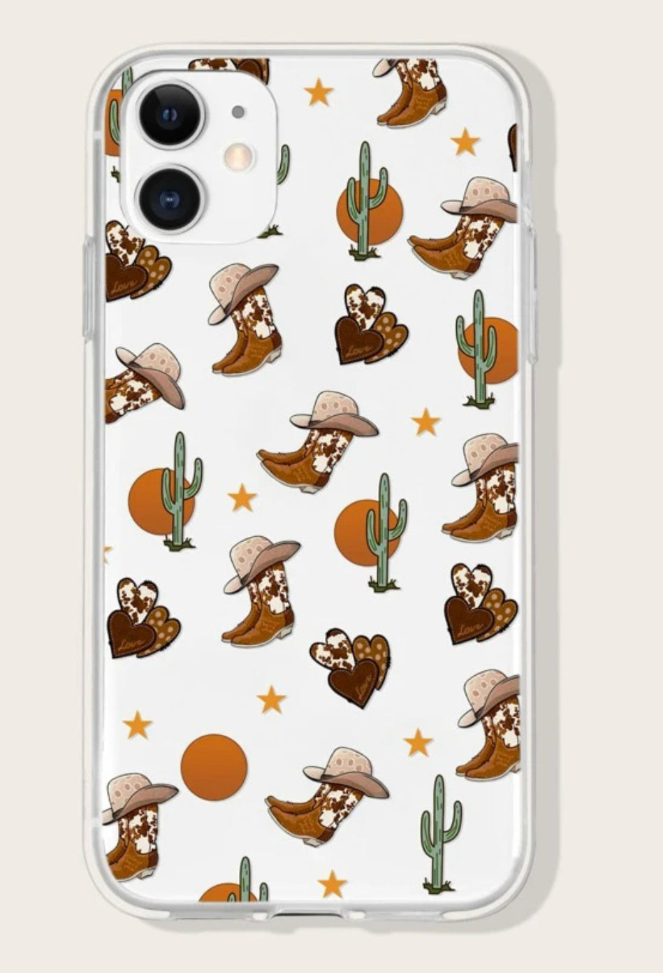 Cactus & Boots phone case