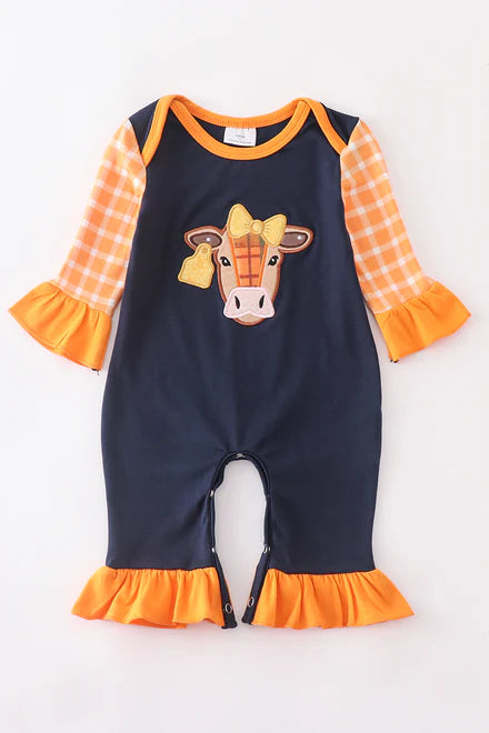 Silly Cow Girl Romper