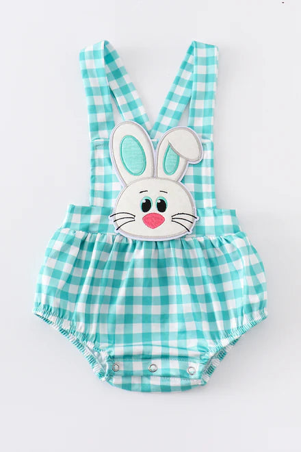 Green Checkered Onesie