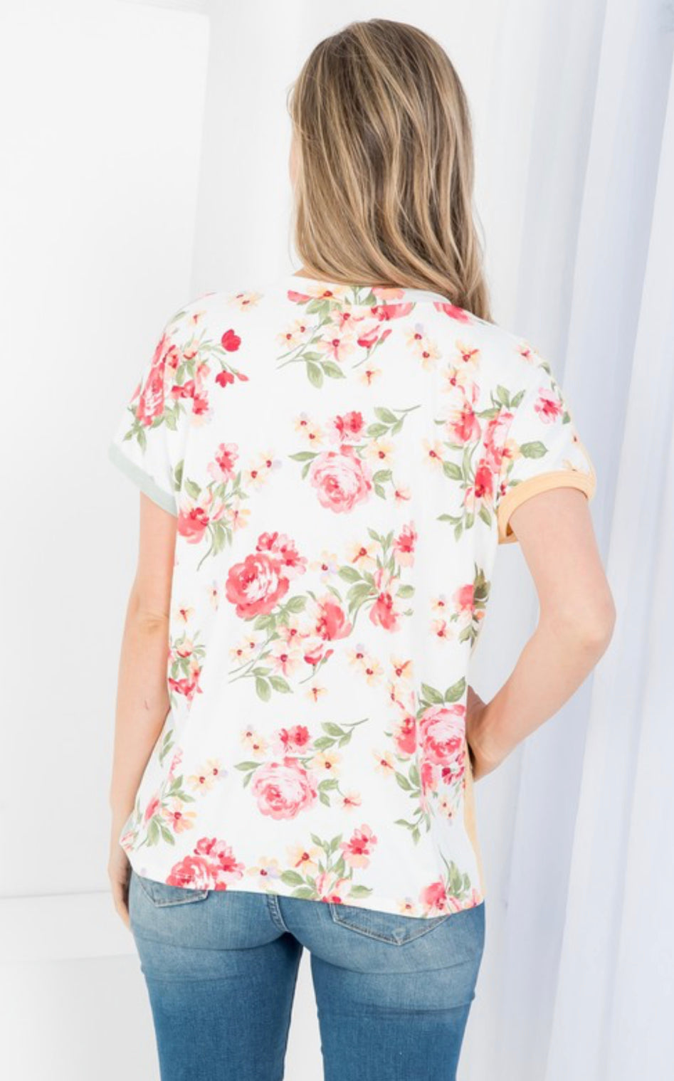 Floral Pocket Tee