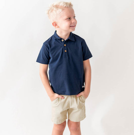 Navy Polo Short Sleeve