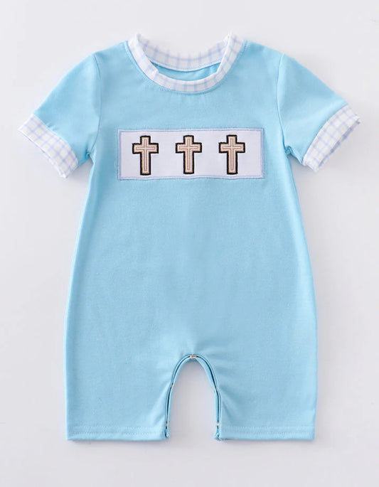 Blue Cross Romper