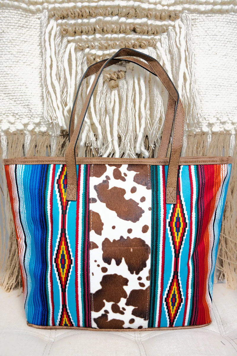 Moove Ahead Serape Tote