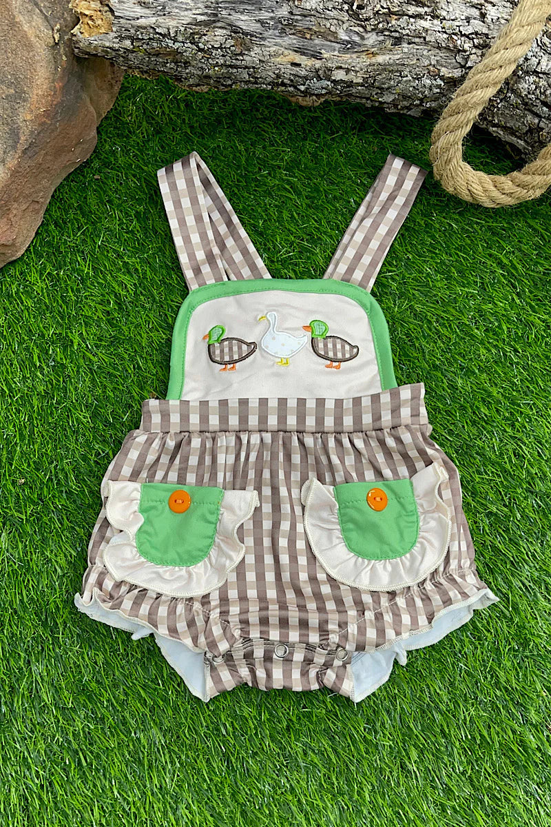 Duck Ruffle Romper