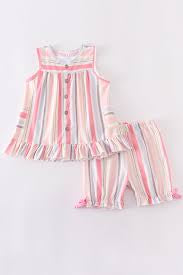 Pink Stripe Outfit