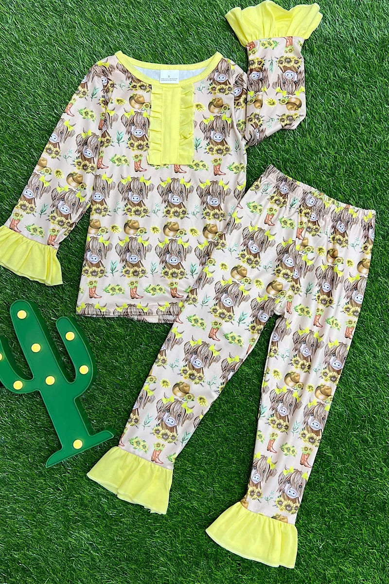 Yellow Highland Pjs