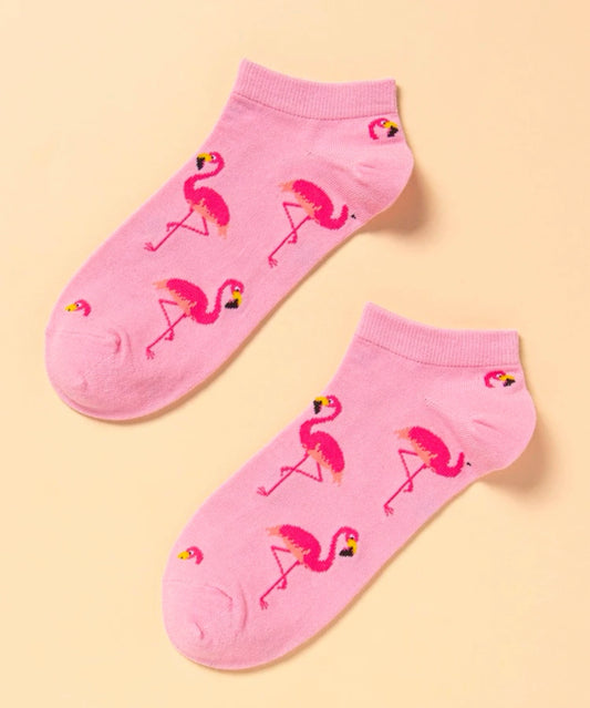 Pink Flamingo Socks