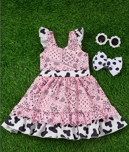 Pink Paisley Dress