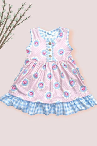 Rose Ruffle Dress